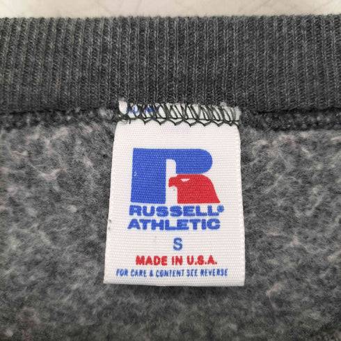 ラッセルアスレチック RUSSELL ATHLETIC USA製 ブランク 前V クルーネックスウェット 後染め メンズ import:S